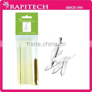 6 Inch White Plant Label With Pencil Nursey Gardening Plastic Label thumbnail-2