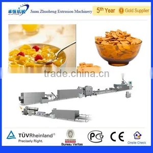 Hot Sale Corn Flakes Processing Line(200-250kg/h)/breakfast Cereal Making Machine thumbnail-1