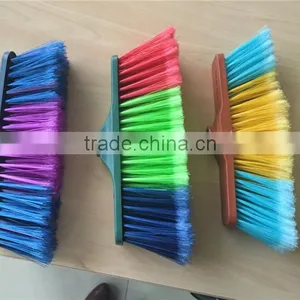 Soft Plastic Brooms / Indoor Sweeping Cleaning Brooms Brush / Floor Wooden Handle Broom thumbnail-3