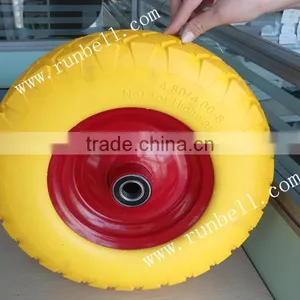 10" PU Foam Beach Trolley Wheels Made in China thumbnail-1