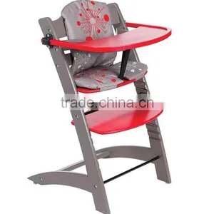 European Beech Wood Baby High Chair Baby Highchair thumbnail-1