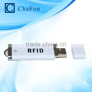 hf U-key Mini Rfid Reader Can Support ISO14443A/ISO15693 Protocol to Read and Write With Free Card for Testing thumbnail-1