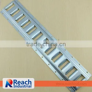 Galvanized 5' Slotted E Track Rail thumbnail-2