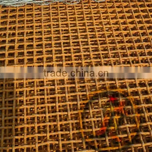Copper Crimped Woven Wire Mesh Roll thumbnail-1
