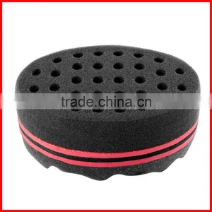Wave Barber Hair Brush Sponge for Dreads Afro Locs Twist Curls Coil Magic Tool thumbnail-2