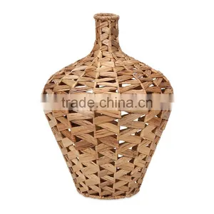 Novelty Straw Handcraft Italian Tall Flower Vase Large Floor Vases for Home Decor thumbnail-2