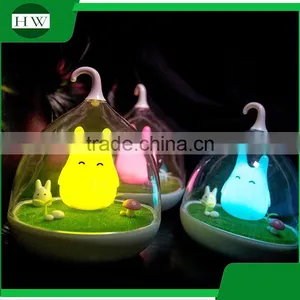 Plastic Decorative Cartoon Portable Hanging Usb Rechargeable Led Study Reading Desk Table Night Light Lamp thumbnail-5