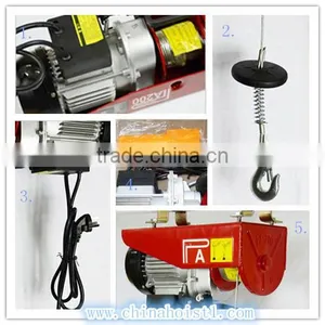 PA Mini Electric Lifting Wire Rope Hoist Winch thumbnail-3