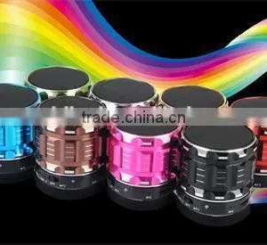 New 2014 Portable Mini Bluetooth Speaker / Metal Steel Wireless Smart Hands Free Speaker / Outdoor Portable Bluetooth Speaker thumbnail-2