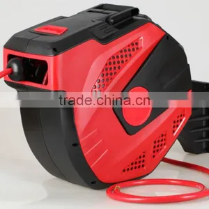 Car Air Inflation Tool Retractable Hose Reel With 20+2m PVC Air Hose thumbnail-6