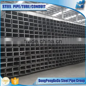 Black Hollow Section Welded 180*180mm Square Iron Pipe thumbnail-1