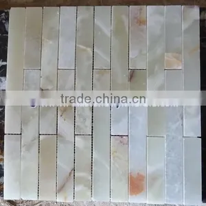 NEW PRICE LIGHT GREEN ONYX MOSAIC TILES COLLECTIONS thumbnail-2