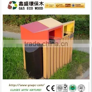 2016 Good Quality China Home and Garden Wpc Decorative Outdoor Garbage Can thumbnail-5