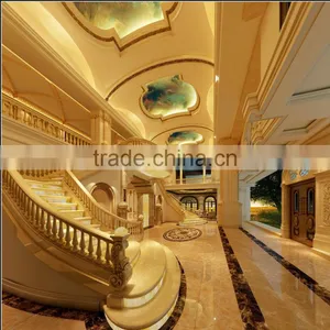Royal European Foyer 3D Rendering Interior Design, Villa Design Service For Entrance Hall thumbnail-3