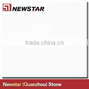 2013 Best-selling Advanced Pure White Artificial Marble Tiles thumbnail-1