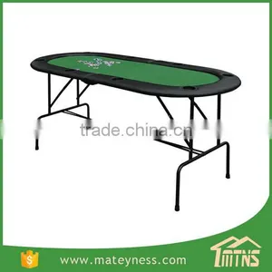 1.85m Folding 8 Players Casino Game Poker Table Top thumbnail-1