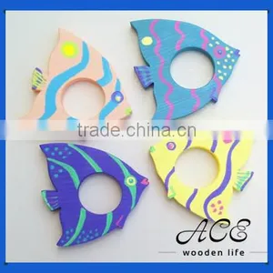 High Quality Wooden Digital Printing Napkin Ring thumbnail-1