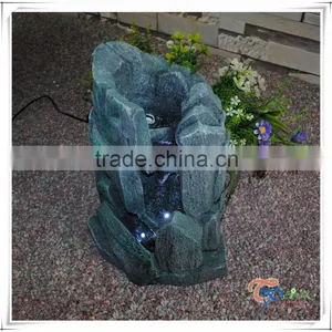 Beautiful Tabletop Artificial Fiberglass Rock Waterfall thumbnail-3