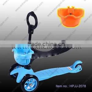 120mm PU Flashing Wheels Scooter With CE thumbnail-1