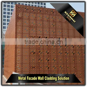 Exterior Decorative Alucobond Aluminium Perforated Wall Cladding Panel thumbnail-5