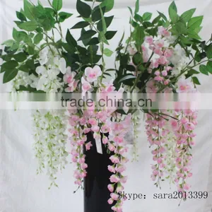 Fabric Wisteria Flowers Branch thumbnail-1