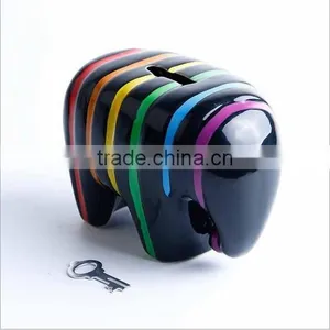Ceramic Elephant Money Saving Box Coin Bank thumbnail-1