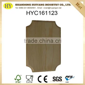 Wholesale Small Custom Natural Unfinished Wooden Cutting Boarding for DIY thumbnail-2