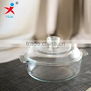 Transparent Glass Soup Bowls/Fruits and Vegetables, Creative and High Temperature Resistancesalad Bowl Sets Withclear Lids thumbnail-1