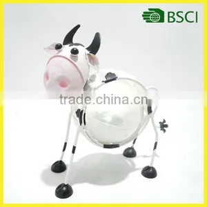 Metal Solar Light for Garden Decoration Cow thumbnail-1