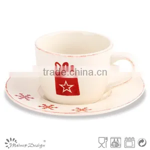 Good Quality Novel Gift Design Ceramic Cup and Saucer thumbnail-1