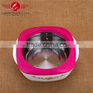 Household 3pcs Plastic Casing /stainless Steel Heat Preservation Lunch Box/ Food Warmer thumbnail-5
