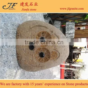 Natural Stone Artwork River Stone Owl thumbnail-3