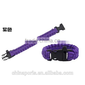 Camping/travel/outdoor Activity PARACORD BRACELET for Emergercy With Whistel and Compass thumbnail-4