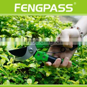 S6-1014 8'' PP +TPR Handle With Stainless Steel Classical Good Quality and Good Useful Garden Scissors thumbnail-5