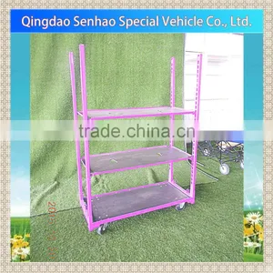 Hand Cart & Plywood Shelf Trolley & Flower Pot Trolley TC2458 thumbnail-5