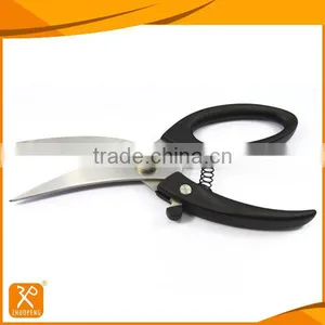 9'' Stainless Steel Blade Materil Plastic Handle Spring Poultry Scissors thumbnail-3