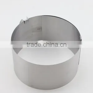 Adjustable Setting Ring Stainless Steel Bakeware Mousse Cake Baking Mold thumbnail-3