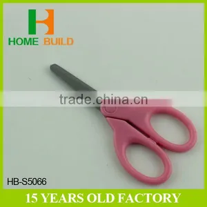 Factory Price HB-S5066 Safety Rubber Handle Blunt Tip Scissors thumbnail-3
