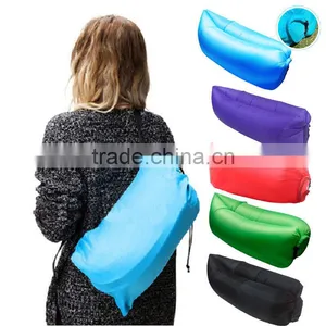 2016 Portable Sofa Lazy Sofa Fast Inflatable Air Sleeping Bag Camping Bed Beach thumbnail-3