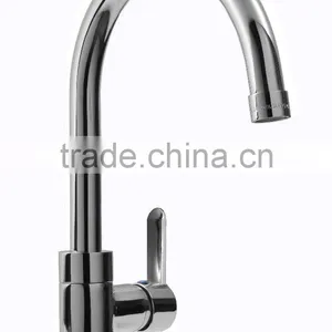 Single Handle Electroplating Kitchen Sink Faucet thumbnail-1