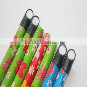 PVC Coated Wooden Cleaning Broom Stick thumbnail-5