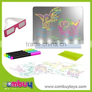 New Design Educational Toy 3D Kids Erasable Magnetic Drawing Board thumbnail-1