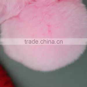 High Quality Knitted Rex-Rabbit Scarf, Real Fur,soft thumbnail-4