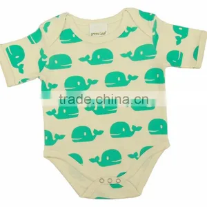 High Quality 100% Organic Cotton Baby Bodysuits and Comfortable Baby Rompers With Short Sleeves Different Color Baby Bodysuits thumbnail-1