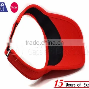 Cheap 3D Embroidery Custom Visor Sun Visor Cap and Hat thumbnail-2
