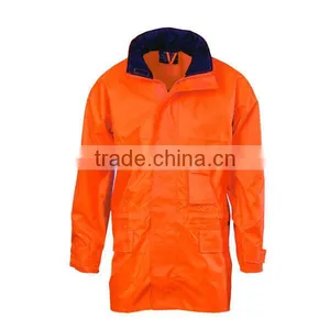 100% Polyester 3XL Long Warm Pvc Mens Jacket thumbnail-1
