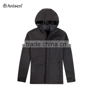 Custom Promotional China Manufacturer Breathable Waterproof Soft Shell Winter Outdoor Jacket thumbnail-1