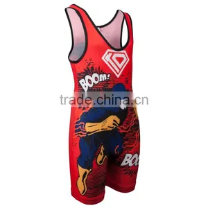 Cool Cheap Wrestling Singlets for Sale Hot in USA Customers for Adult and Children thumbnail-1