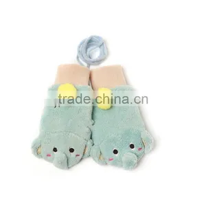 TC13007 2016 Wholesale Cute Warm Baby Mittens New Style Knitted Animal Pattern Baby Winter Gloves thumbnail-2