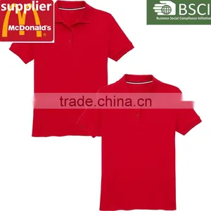 New Design T-shirt Woman TC Polo t Shirt China Factory thumbnail-3